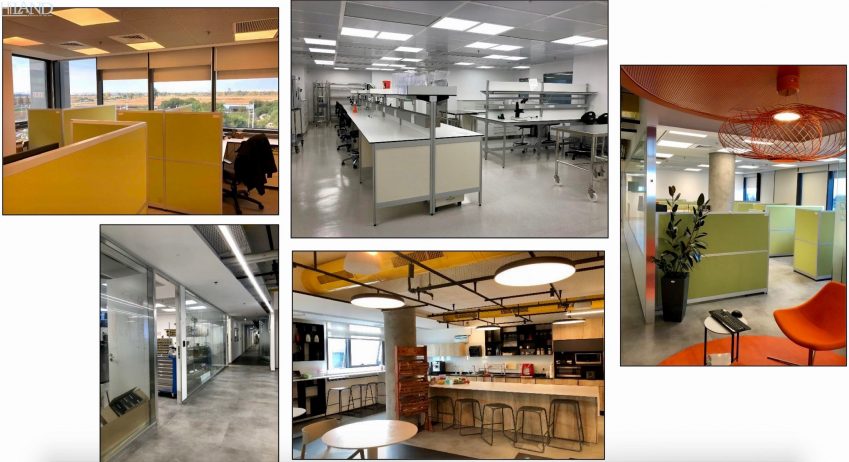 משרדים מעבדות וחדרים נקיים