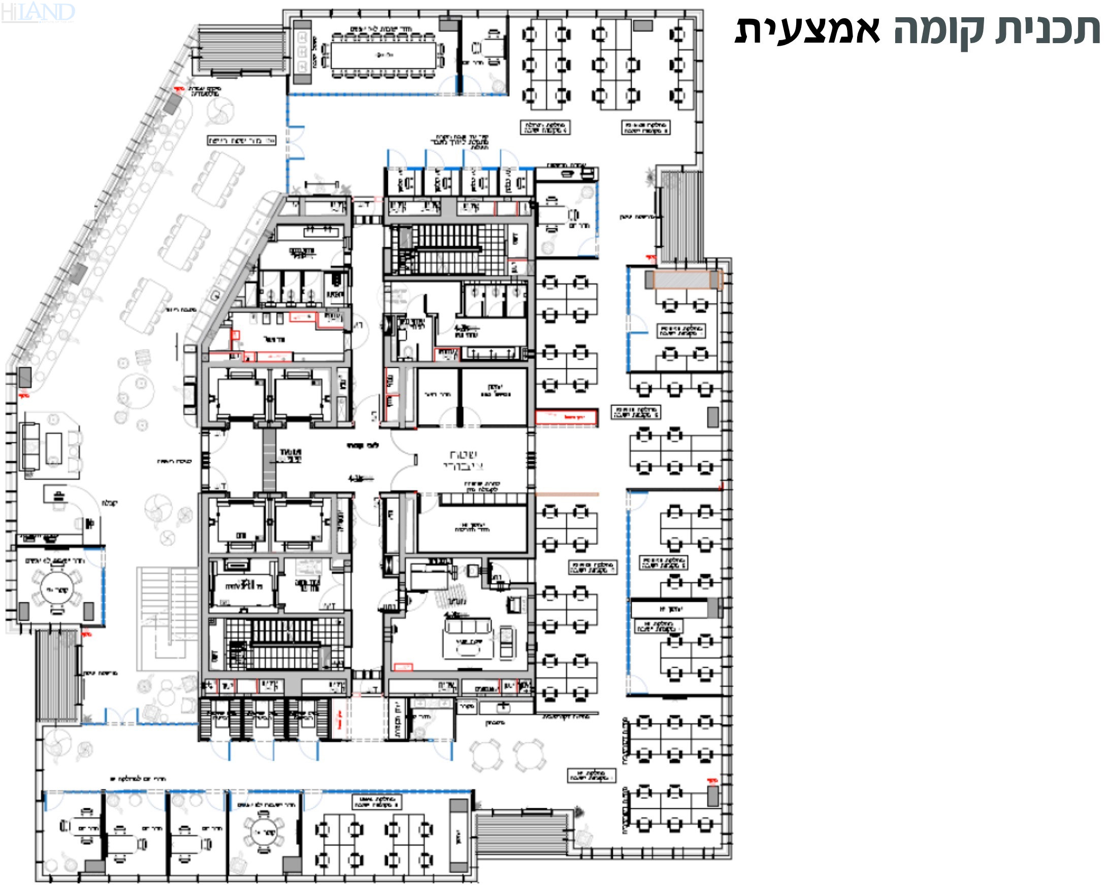 משרדים מגדל סקיי פלאג אנד פליי