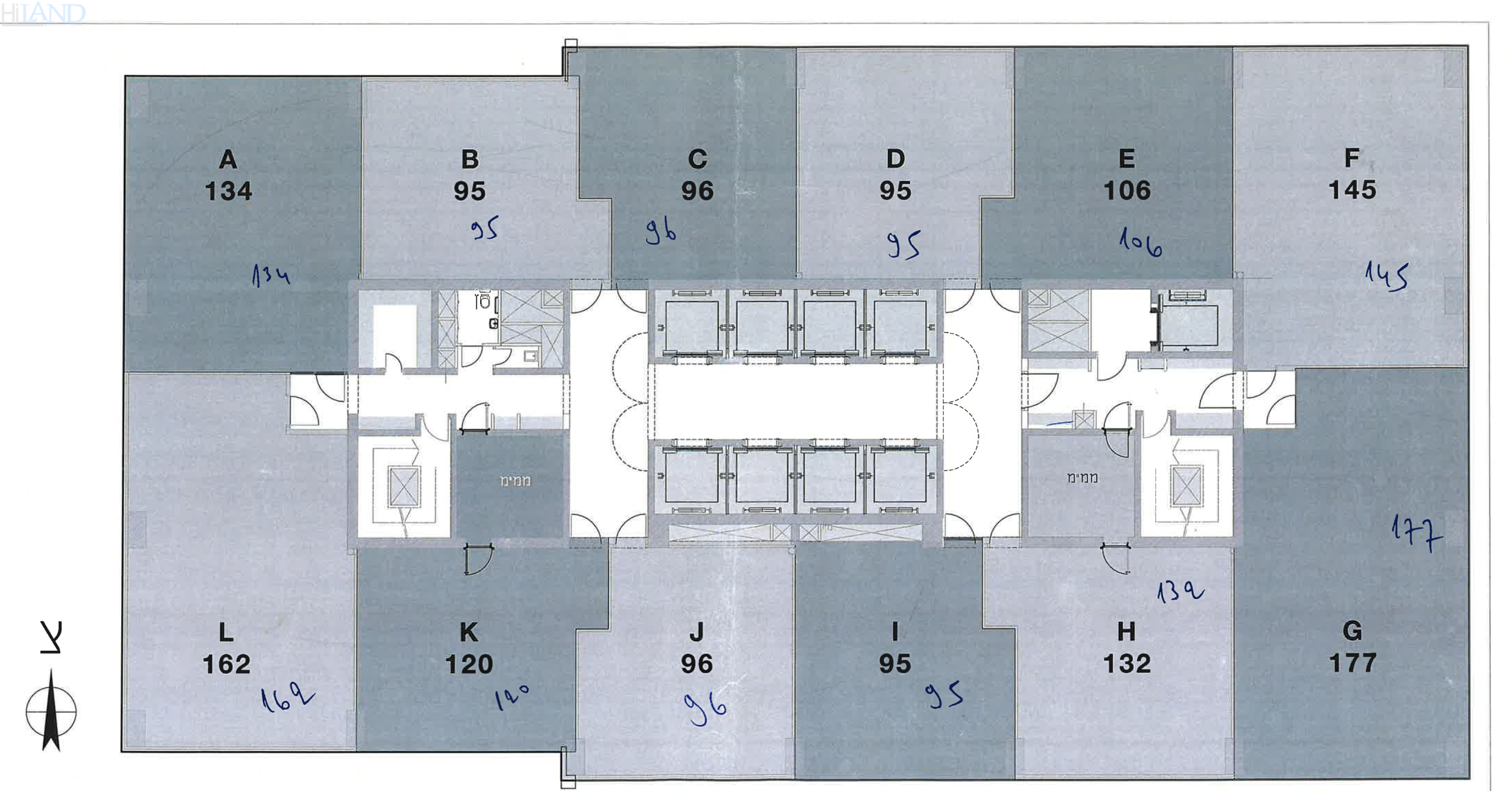 קומה להשכרה במגדל בזל פתח תקווה